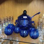 Skleněná broušená sada                  