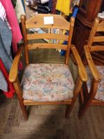 Masivní smrková křesla 2 kusy           