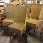 Ratanové židle 4 kusy                   